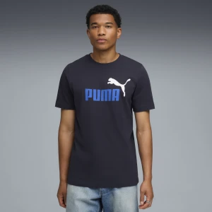 Zdjęcie produktu PUMA Męska koszulka Essentials z dwukolorowym logo No. 1, Odzież, Niebieski