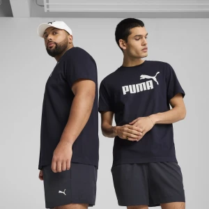 PUMA Męska koszulka Essentials z logo No. 1, Odzież, Niebieski,