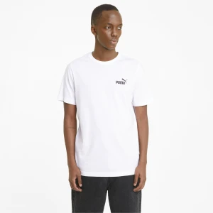 Zdjęcie produktu PUMA Męska koszulka Essentials z małym logo, Odzież, Biały