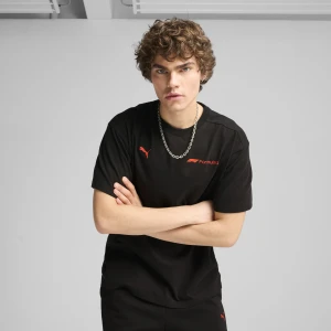 Zdjęcie produktu PUMA Męska koszulka F1® ESS+ o luźnym kroju z grafiką, Odzież, Czarny
