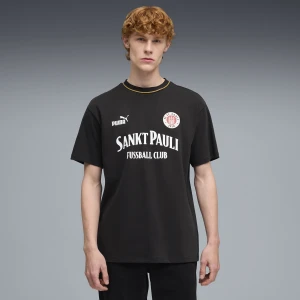Zdjęcie produktu PUMA Męska koszulka FC St. Pauli Retro, Odzież, Czarny,