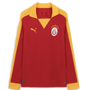 PUMA Męska koszulka Galatasaray SK T7 z długim rękawem, Odzież, Czerwony,