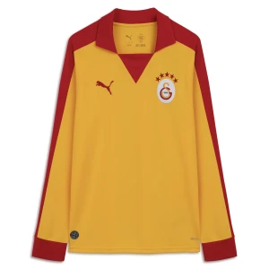 PUMA Męska koszulka Galatasaray SK T7 z długim rękawem, Odzież, Żółty,