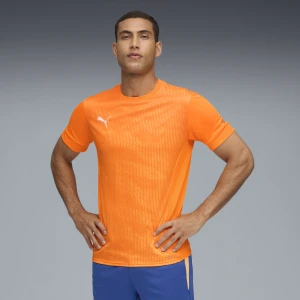 PUMA Męska koszulka Individual Padel z grafiką, Odzież, Pomarańczowy,