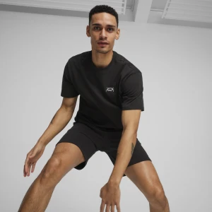 PUMA Męska koszulka Jaws EMB Core, Odzież, Czarny,