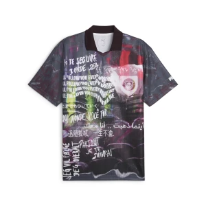 PUMA Męska koszulka Manchester City ftblNRGY+ Retro, Akcesoria, Czerwony,