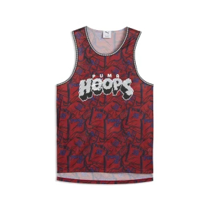 PUMA Męska koszulka na ramiączkach Flagrant Foul Basketball, Akcesoria, Czerwony,