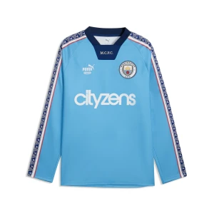 PUMA Męska koszulka o luźnym kroju Manchester City KING, Akcesoria, Niebieski
