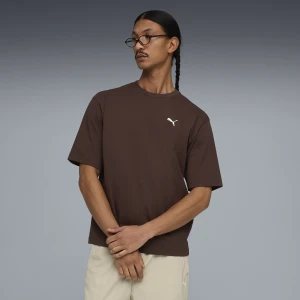 Zdjęcie produktu PUMA Męska koszulka o pudełkowym kroju WARDROBE ESS, Odzież, Brązowy
