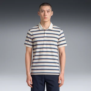 Zdjęcie produktu PUMA Męska koszulka polo do golfa CLOUDSPUN Stripe, Odzież, Biały