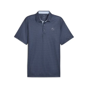 Zdjęcie produktu PUMA Męska koszulka polo do golfa Pure 2.0 Circle Cat, Odzież, Niebieski,