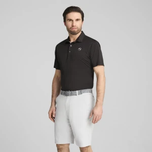 PUMA Męska koszulka polo do golfa Pure 2.0, Odzież, Czarny,