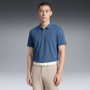 Zdjęcie produktu PUMA Męska koszulka polo golfowa MATTR Deco Jacquard, Odzież, Niebieski