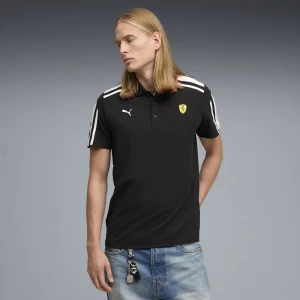 Zdjęcie produktu PUMA Męska koszulka polo Scuderia Ferrari MT7, Odzież, Czarny