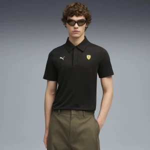 Zdjęcie produktu PUMA Męska koszulka polo Scuderia Ferrari Sportswear CLOUDSPUN, Odzież, Czarny