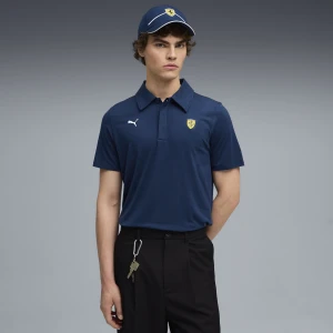 Zdjęcie produktu PUMA Męska koszulka polo Scuderia Ferrari Sportswear CLOUDSPUN, Odzież, Niebieski,