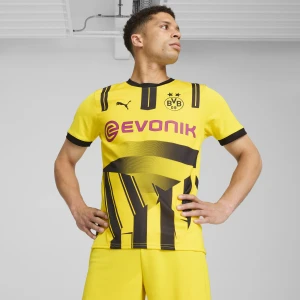 PUMA Męska koszulka pucharowa Borussia Dortmund 24/25, Odzież, Żółty,