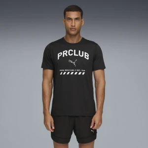 Zdjęcie produktu PUMA Męska koszulka RUN CLUB z siateczki z grafiką, Odzież, Czarny