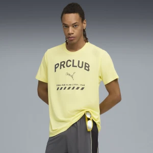 Zdjęcie produktu PUMA Męska koszulka RUN CLUB z siateczki z grafiką, Odzież, Żółty