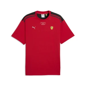 PUMA Męska koszulka Scuderia Ferrari CLOUDSPUN, Akcesoria, Czerwony,