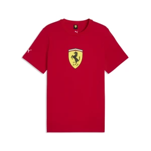 PUMA Męska koszulka Scuderia Ferrari ColouCzerwony Shield, Akcesoria,