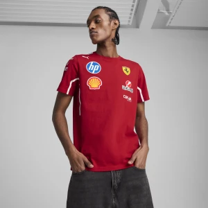 PUMA Męska koszulka Scuderia Ferrari HP 2025 Team, Odzież, Czerwony,