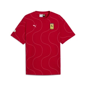 PUMA Męska koszulka Scuderia Ferrari HP Monza, Akcesoria, Czerwony,