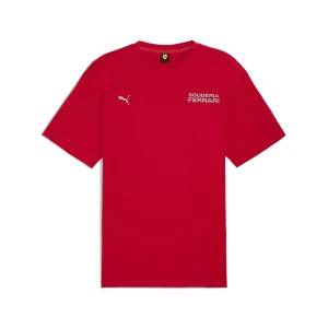 PUMA Męska koszulka Scuderia Ferrari Lifestyle, Akcesoria, Czerwony,