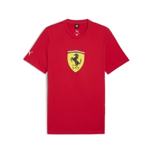 PUMA Męska koszulka Scuderia Ferrari Sportswear ColouCzerwony Shield, Akcesoria,