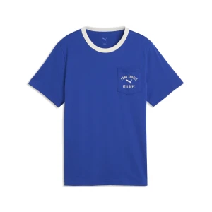 PUMA Męska koszulka Varsity, Odzież, Niebieski