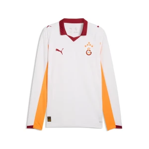 PUMA Męska koszulka wyjazdowa Galatasaray SK z długim rękawem, Akcesoria, Biały,