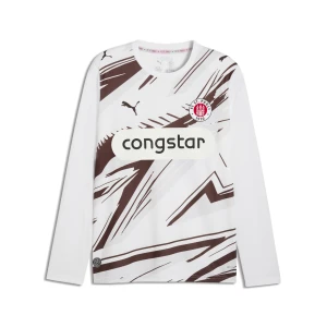 PUMA Męska koszulka wyjazdowa z długim rękawem FC St. Pauli 26/27, Akcesoria, Biały,
