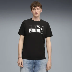 Zdjęcie produktu PUMA Męska koszulka z grafiką i logo No. 1, Odzież, Czarny