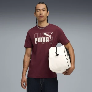 Zdjęcie produktu PUMA Męska koszulka z grafiką i logo No. 1, Odzież, Czerwony