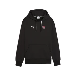 PUMA Męska koszykarska bluza z kapturem Saski Baskonia Fanwear, Akcesoria, Czarny,
