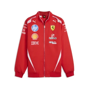 PUMA Męska kurtka bomberka Scuderia Ferrari HP Replica Drivers Authentic, Akcesoria, Czerwony,
