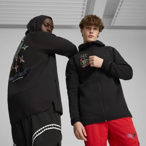 PUMA Męska kurtka koszykarska MELO 1Love Dime, Odzież, Czarny,