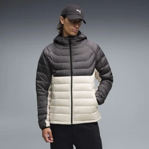 PUMA Męska kurtka puchowa PACKLITE z kapturem, Odzież, Beżowy