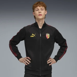 PUMA Męska kurtka RC Lens KING Anthem, Odzież, Czarny,