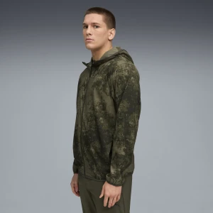 PUMA Męska kurtka TAD ESSENTIALS AOP, Odzież, Zielony,