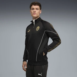 PUMA Męska kurtka Valencia CF KING Anthem, Odzież, Czarny,