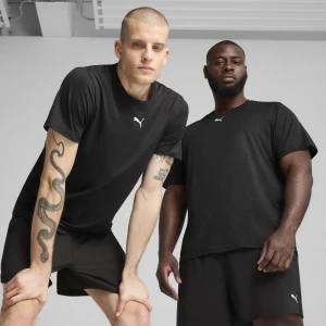 Zdjęcie produktu PUMA Męska melanżowa koszulka TAD ESSENTIALS z logo Cat, Odzież, Czarny