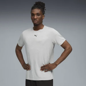Zdjęcie produktu PUMA Męska melanżowa koszulka TAD ESSENTIALS z logo Cat, Odzież, Szary