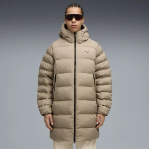 PUMA Męska parka z kapturem Mono, Odzież, Beżowy,