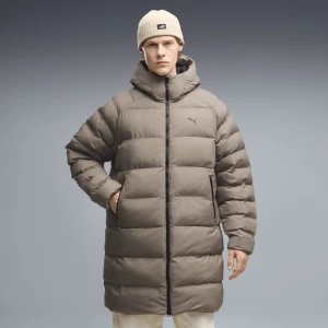 PUMA Męska parka z kapturem Mono, Odzież, Beżowy