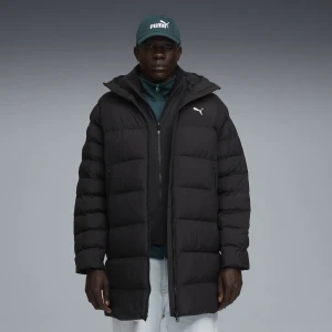 PUMA Męska parka z kapturem Mono, Odzież, Czarny,