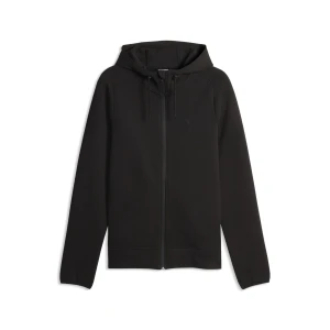 PUMA MÄ™ska rozpinana bluza z kapturem EVOSTRIPE Spacer, OdzieÅ¼, Czarny