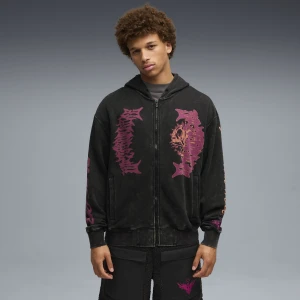 PUMA Męska rozpinana bluza z kapturem LaMelo Supernova, Odzież, Czarny,