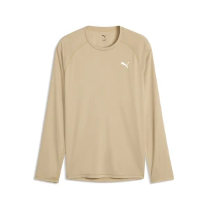 PUMA Męska sportowa koszulka treningowa z długim rękawem Essentials, Akcesoria, Beżowy