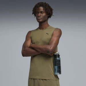 PUMA Męska treningowa koszulka bez rękawów PWRTRAIN, Odzież, Zielony,